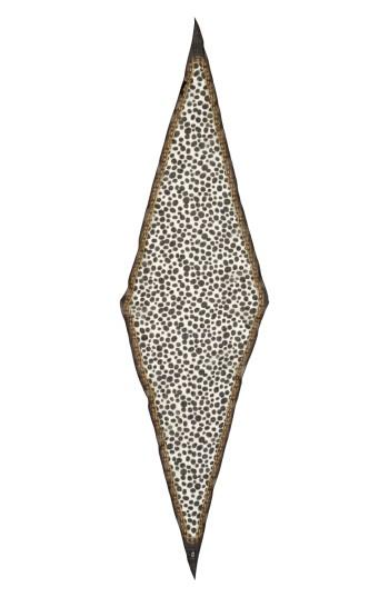 Women's Marc Jacobs Animal & Chains Diamond Shaped Wool Scarf, Size - Black