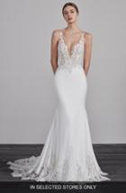 Women's Pronovias Edet Boho Lace Gown, Size - Ivory