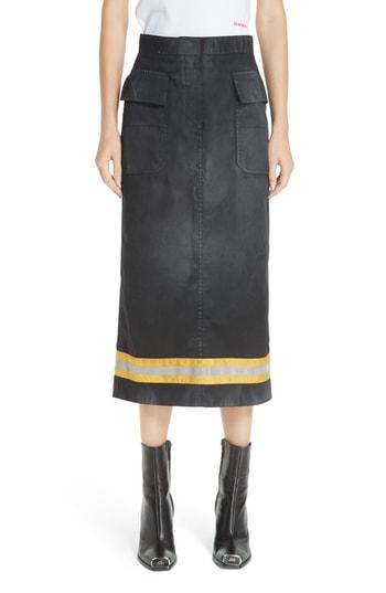 Women's Calvin Klein 205w39nyc Fireman Skirt Us / 38 It - Black