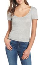 Women's Pst By Project Social T Femme Ribbed Tee - Grey