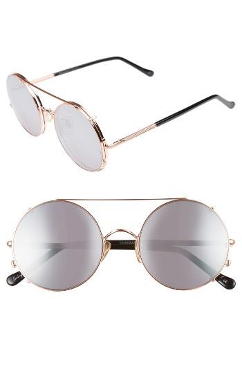 Women's Sunday Somewhere Valentine 53mm Detachable Round Sunglasses -