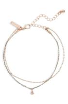 Women's Topshop Fine Thread Ball Layered Necklace