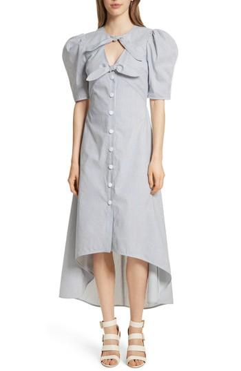 Women's Prose & Poetry Camila Double Front Tie Midi Dress - Beige