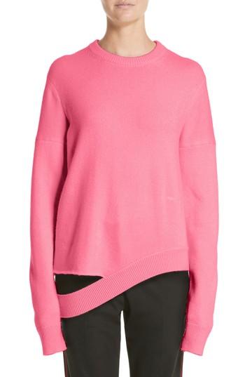 Women's Calvin Klein 205w39nyc Logo Cashmere Sweater - Pink