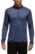 Men's Adidas Ultimate Tech Quarter Zip Pullover - Blue