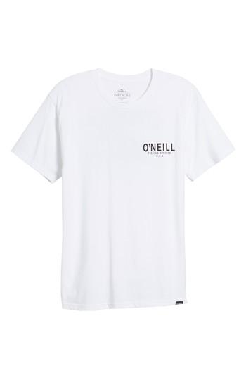 Men's O'neill Fish Division Graphic T-shirt, Size - White