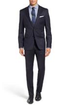 Men's Boss Ryan/win Extra Trim Fit Solid Wool Suit