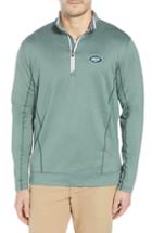 Men's Cutter & Buck Endurance New York Jets Fit Pullover, Size Medium - Green