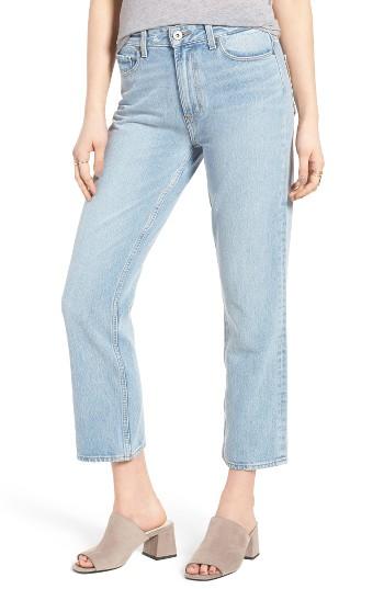 Women's Paige Sarah High Waist Crop Straight Leg Jeans