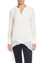 Women's Catherine Catherine Malandrino Livy Foiled Jacquard High/low Tunic