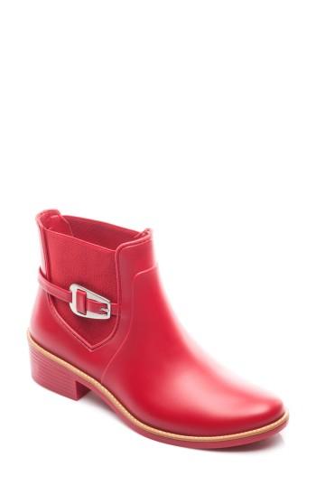 Women's Bernardo Footwear Pansie Rain Boot M - Red