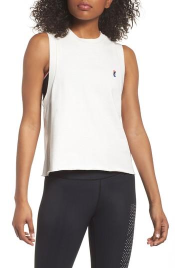 Women's P.e Nation Quantum Muscle Tank - White