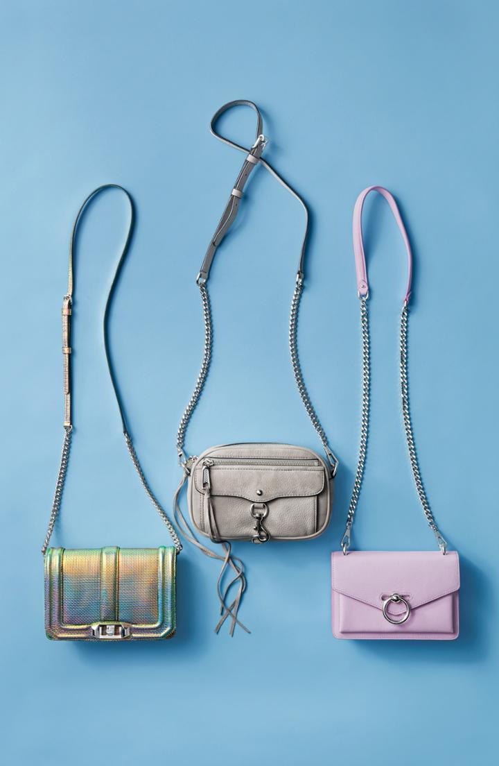 Rebecca Minkoff Jean Leather Crossbody Bag - Beige