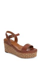 Women's Aquatalia Cassidy Platform Wedge Sandal M - Brown
