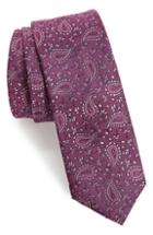 Men's 1901 Cruiser Paisley Silk Tie, Size - Purple