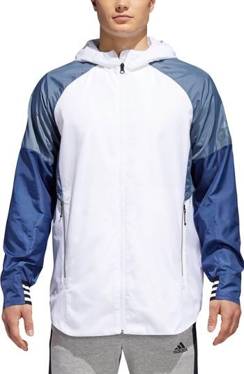 Men's Adidas Id Wovenshell Jacket - White