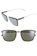 Men's Mykita Vernon 54mm Mirrored Sunglasses - Silver/ Black