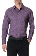 Men's Rodd & Gunn Scotland Street Regular Fit Floral Sport Shirt - Purple
