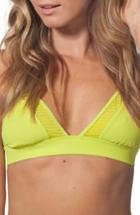 Women's Rip Curl Designer Surf Triangle Bikini Top - Yellow