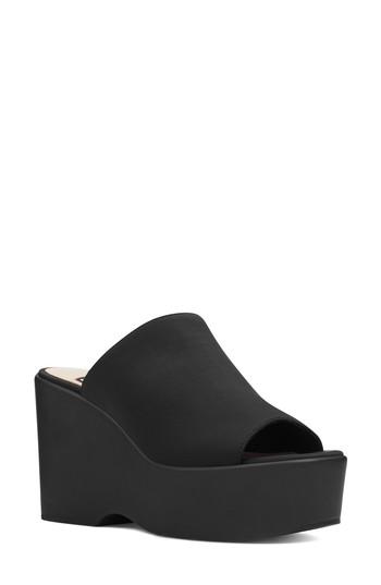 Women's Nine West Tomo Platform Sandal M - Black