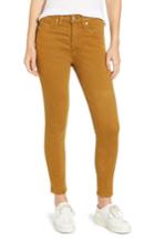 Women's Caslon Sierra High Waist Ankle Skinny Pants - Yellow