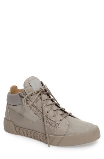 Men's Giuseppe Zanotti Mid Sneaker Eu - Grey