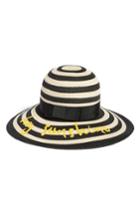 Women's Kate Spade New York Hey Sunshine Straw Sun Hat - Black
