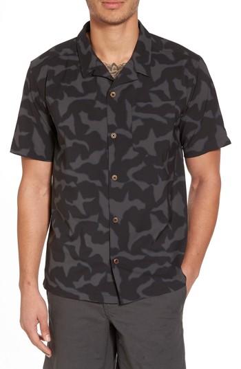 Men's Patagonia Stretch Planing Hybrid Shirt - Black