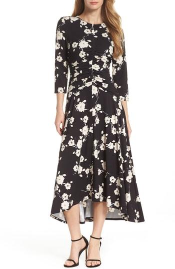 Women's Maggy London Ruched Waist Midi Dress