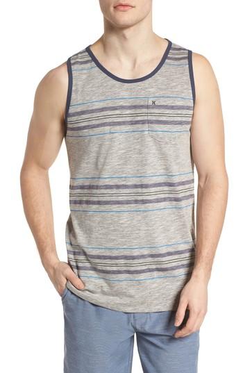 Men's Hurley Dri-fit Lagos Yesterday Tank - Grey