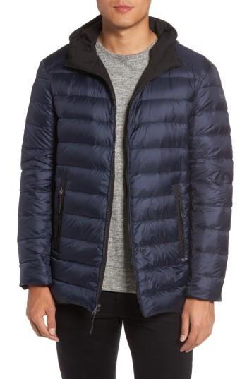 Men's Tumi Reversible Down Jacket - Black
