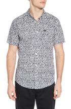 Men's Rvca Dresden Woven Shirt - Black