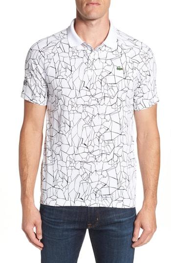 Men's Lacoste Slim Fit Ultra Dry Polo (s) - White