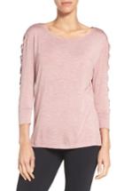 Women's Zella Lace It Up Top, Size - Pink