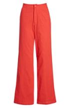 Women's Lioness Femme Fatale High Waist Pants - Red