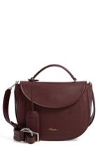 3.1 Phillip Lim Hudson Top Handle Leather Shoulder Bag - Burgundy