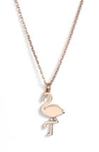 Women's Kate Spade New York By The Pool Flamingo Pendant Necklace