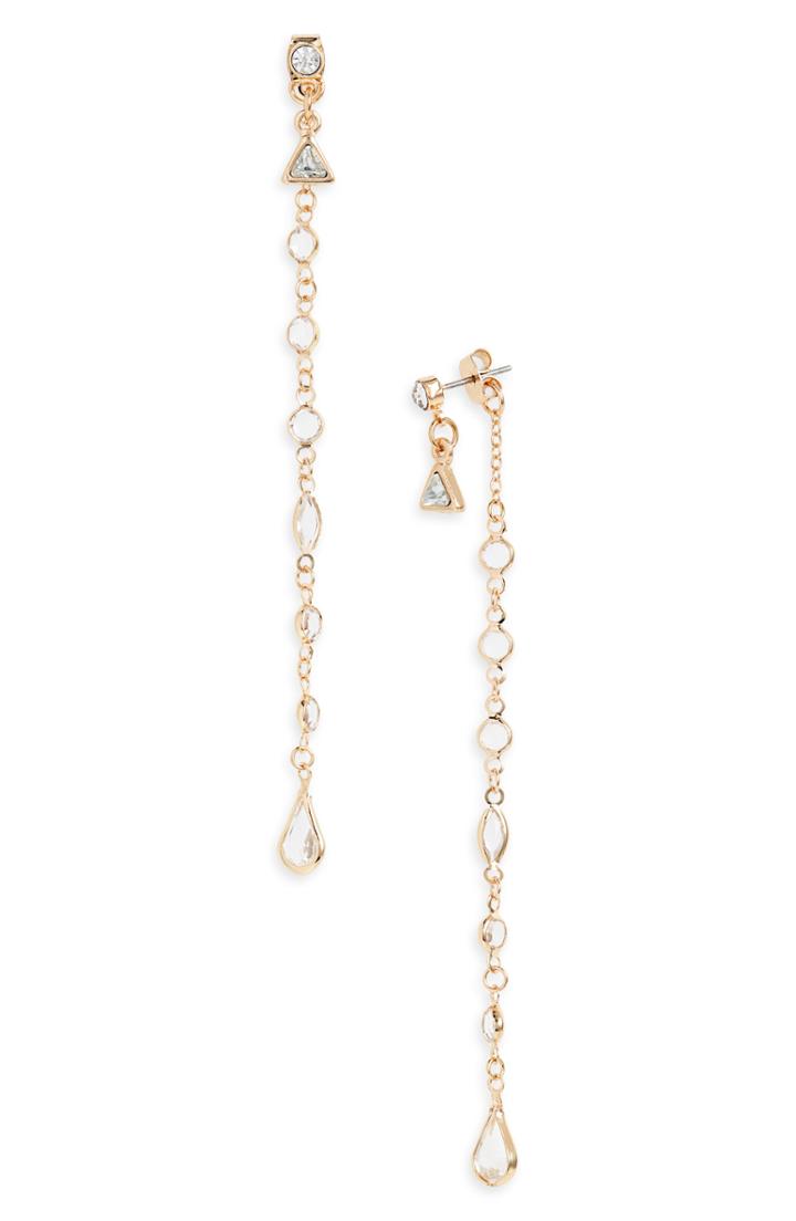 Women's Leith Crystal Chain Drop Earrings