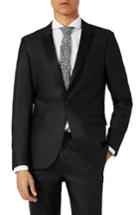 Men's Topman Skinny Fit Liquid Tuxedo Jacket - Black