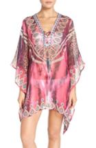 Women's Asa Kaftans Marrakesh Desert Short Kaftan - Pink