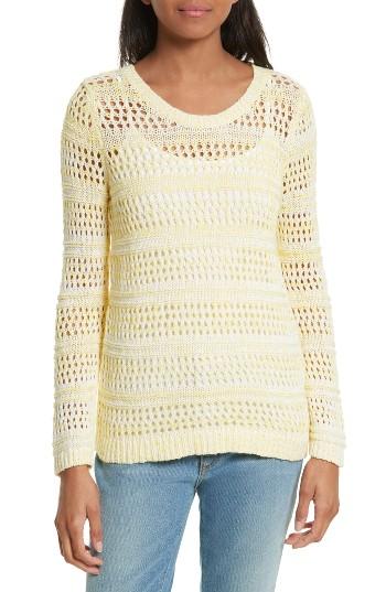 Women's Soft Joie Akemi Eyelet Pullover - Yellow