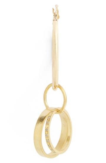 Women's Lara Melchior 'b.o Iii' Diamond & Vermeil Statement Earring