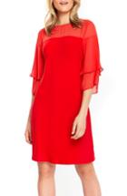 Women's Wallis Bell Sleeve A-line Dress Us / 20 Uk - Red