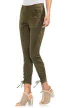 Women's Vince Camuto Lace-up Cuff D-luxe Pants - Green