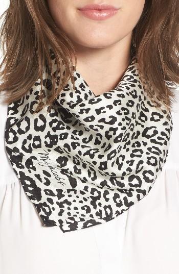 Women's Marc Jacobs Leopard Print Silk Scarf