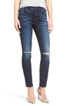 Women's 7 For All Mankind Ripped Ankle Skinny Jeans