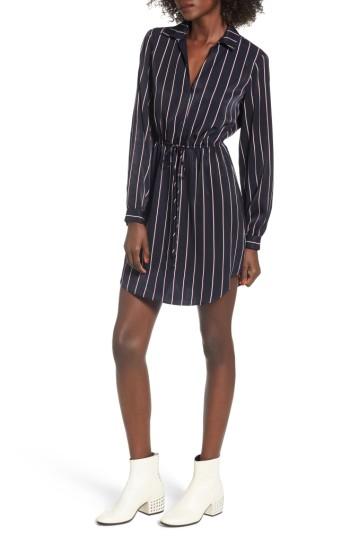 Women's Lush Payton Cinched Waist Dress - Blue