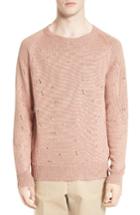 Men's Our Legacy Distressed Linen Pullover