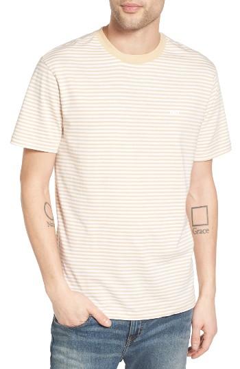 Men's Obey Apex Stripe T-shirt - Ivory