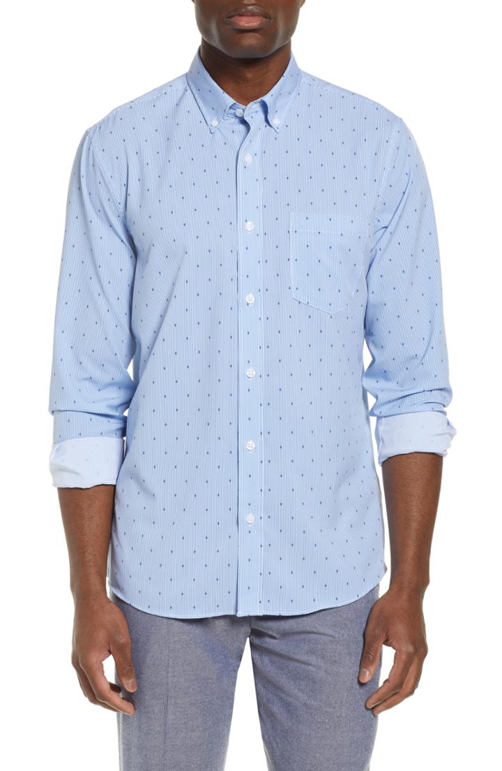 Men's Nordstrom Men's Shop Trim Fit Performance Sport Shirt